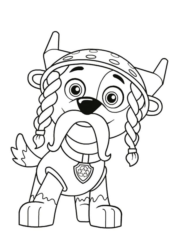 Desenhos para Colorir Patrulha Canina. Imprimir A4