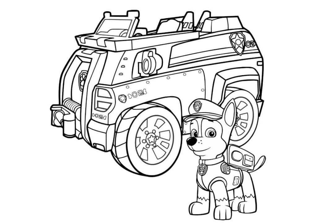 PAW Patrol Ausmalbilder. 100 Malvorlagen Zum Ausdrucken