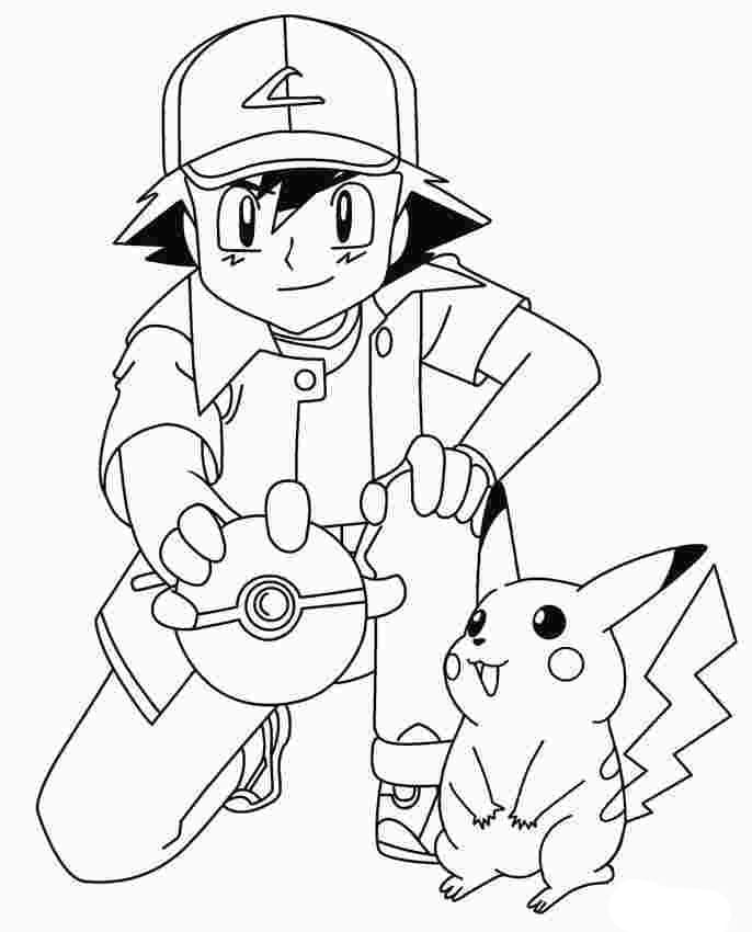 Resultado de imagem para pikachu com bone para colorir