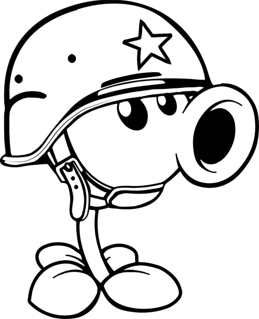 Plants Vs Zombies Coloring Pages. All parts: 1, 2, 3