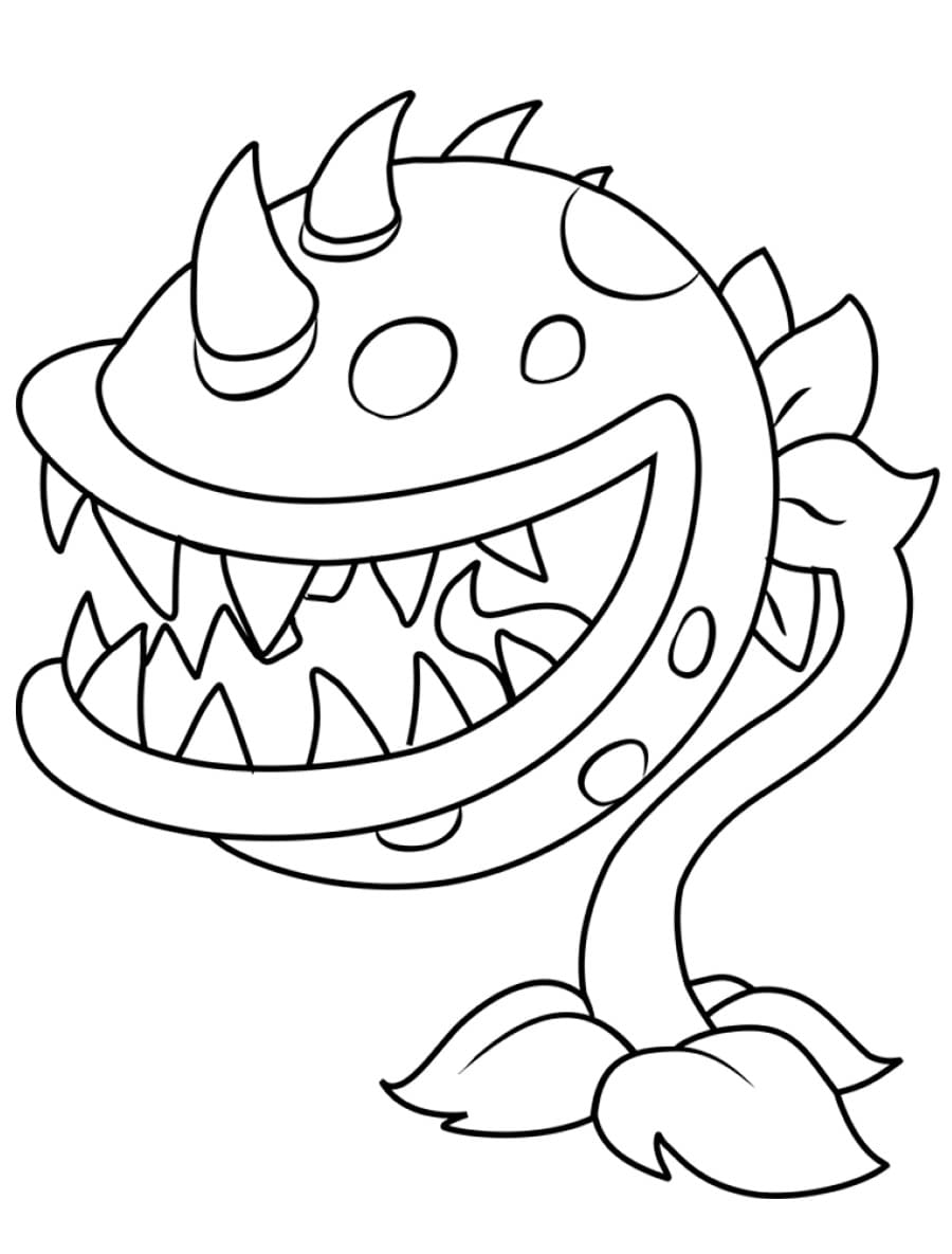 Nibbler from the game plants vs zombies. 