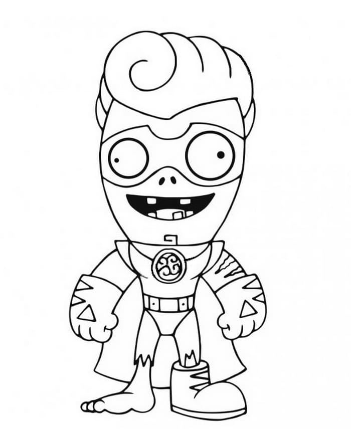 Citron Plants Vs Zombies Coloring Pages