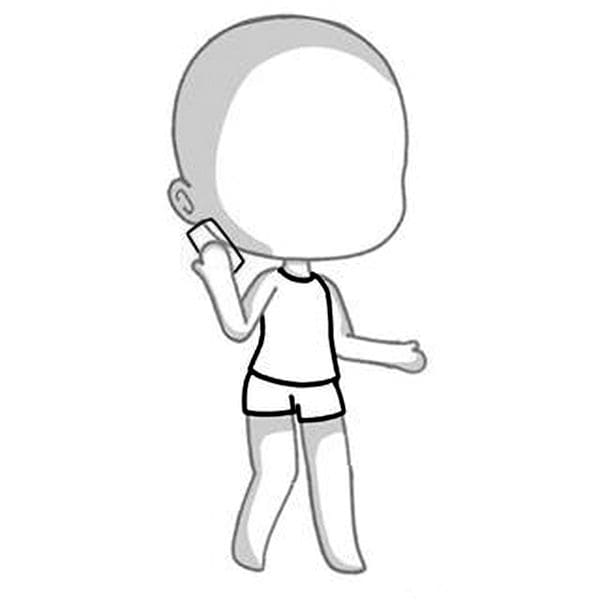 Gacha Life Body Poses Standing - Niebla Wallpaper