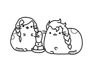 Pusheen Coloring Pages. 70 pieces, print for free | WONDER DAY