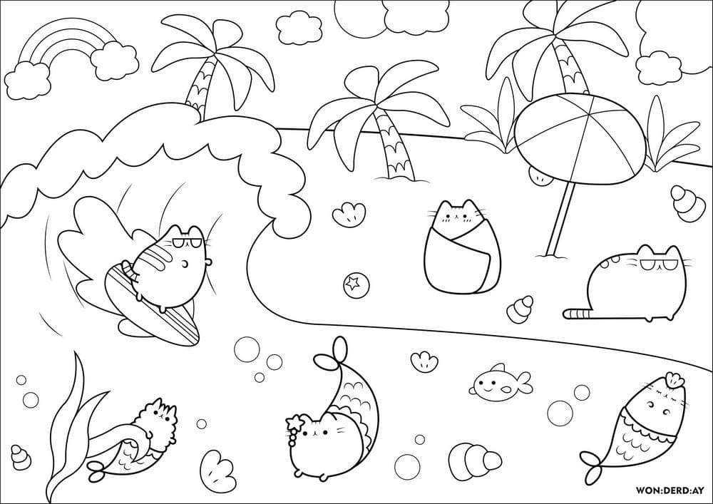 Featured image of post Pusheen Colouring Pages Here at coloringonly com we re providing you with a full collection of free printable