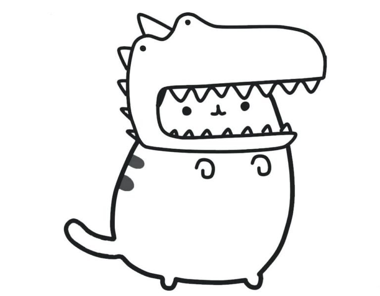 Dibujos Para Colorear Pusheen Piezas Imprimir Gratis