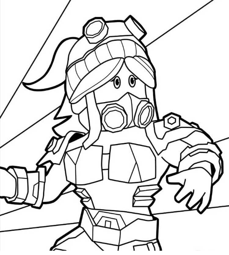 Coloring Pages Roblox Print For Free - desenhos para colorir roblox girl