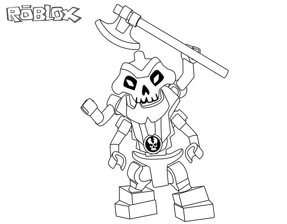 Printable Roblox Coloring Images