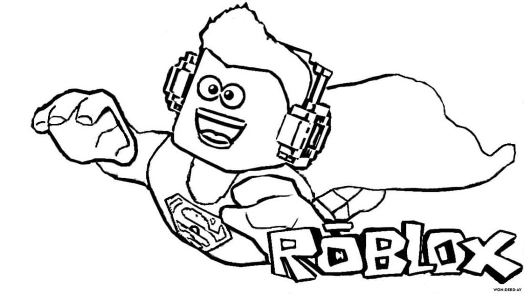 Dibujos para colorear Roblox. Imprimir gratis