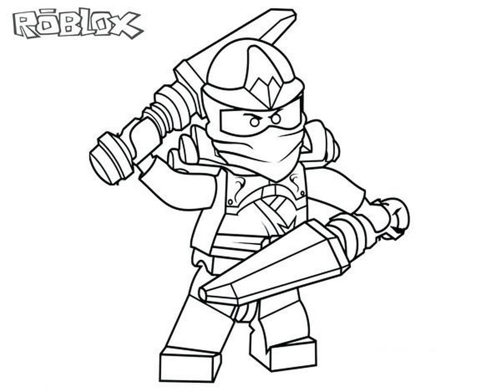 Desenho e Imagem Roblox Perigo para Colorir e Imprimir Grátis para Adultos  e Crianças (Meninas e Meninos) 