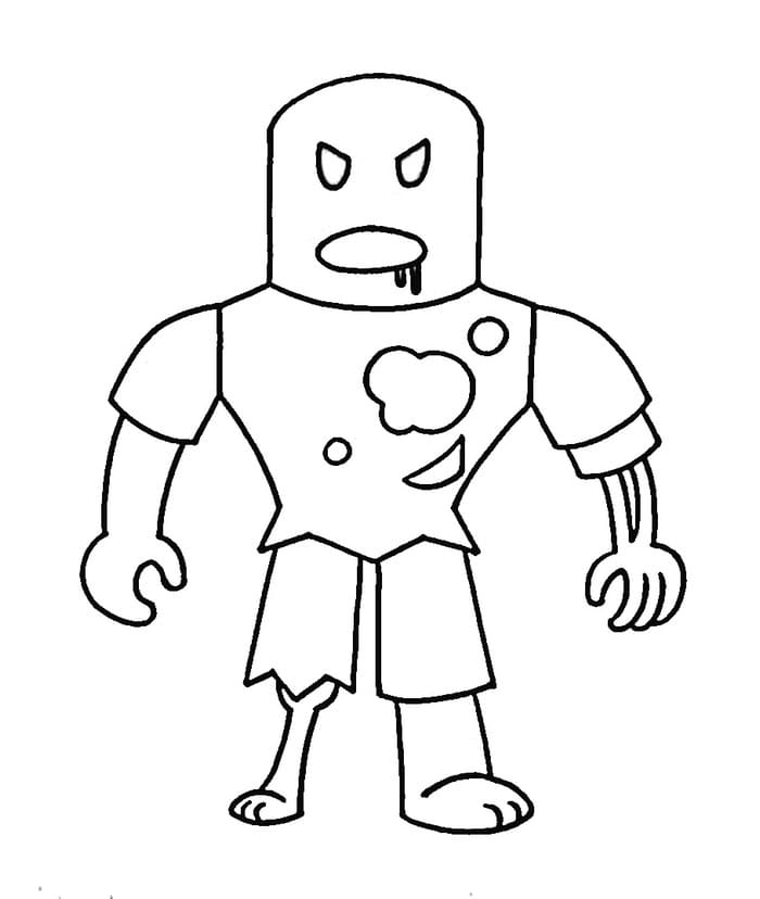 Coloring Pages Roblox Piggy Adopt Me And Others Print For Free