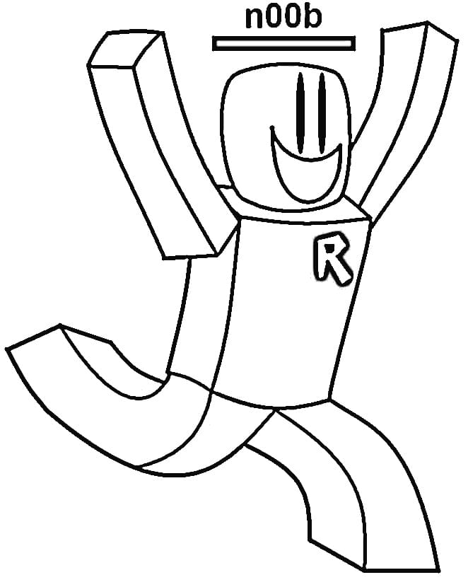 Roblox Unicorn Girl Coloring Pages