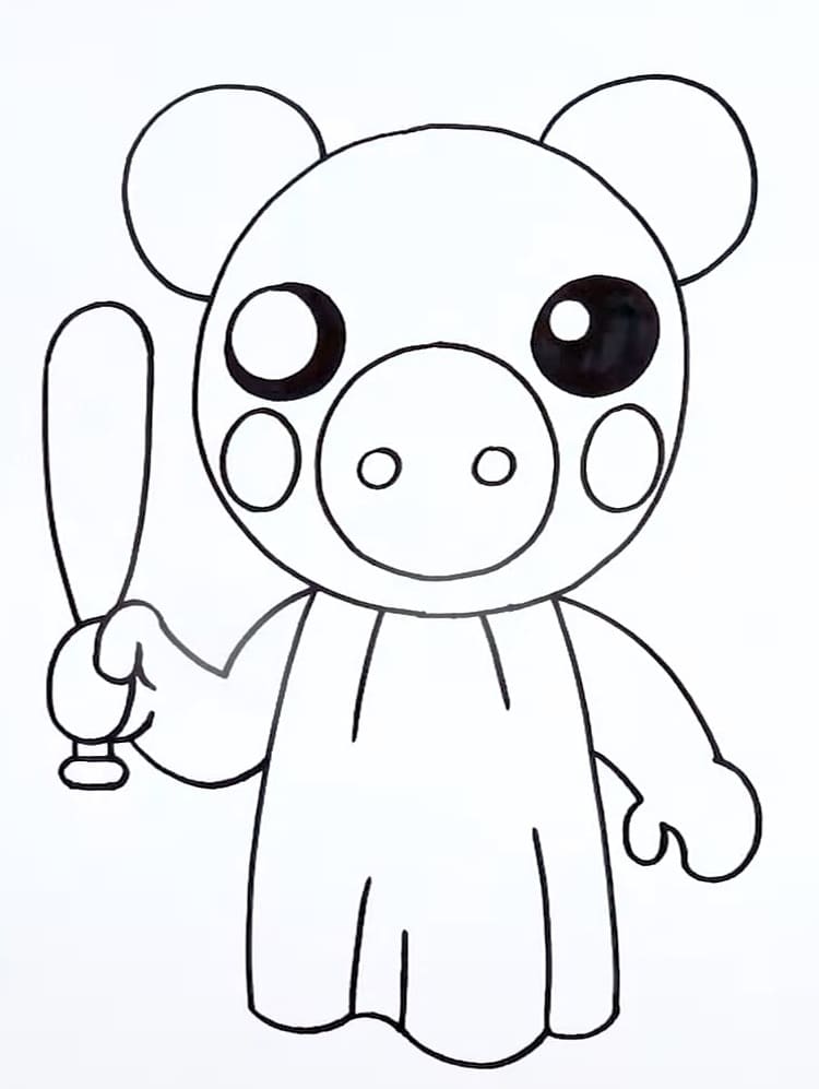 Desenhos Para Colorir Roblox Piggy
