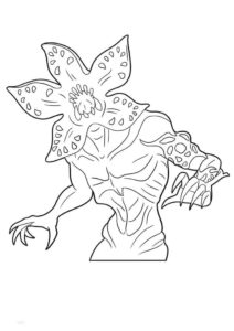 Coloriage Stranger Things. Imprimer gratuitement  WONDER DAY