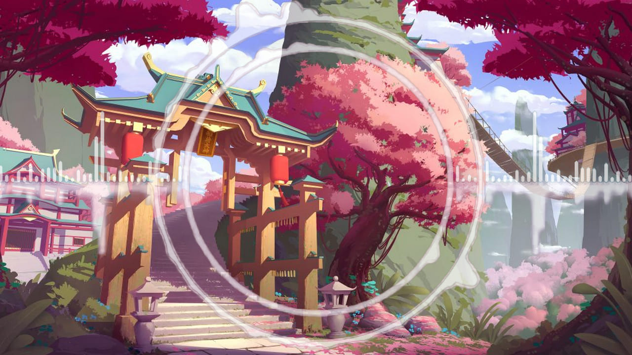 beautiful anime background countryside day outside generat ai 22712442  Stock Photo at Vecteezy