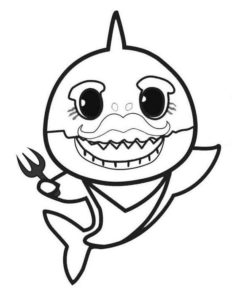 Baby Shark Coloring Pages - 50 Printable coloring pages