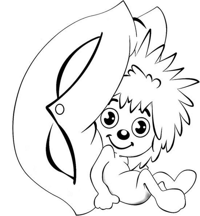 Coloring Pages Hedgehog for Kids, 150 pieces. Print A4