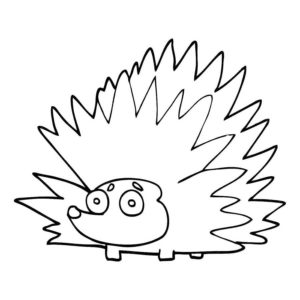 Coloring Pages Hedgehog for Kids, 150 pieces. Print A4