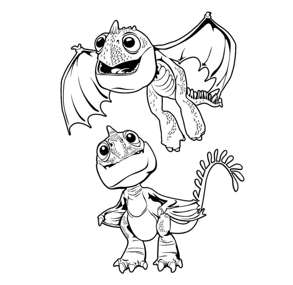 How to Train Your Dragon Coloring Pages