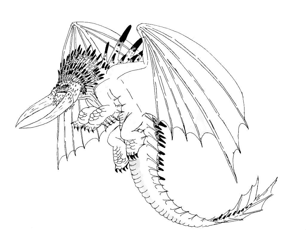 Coloriage Comment dresser votre dragon