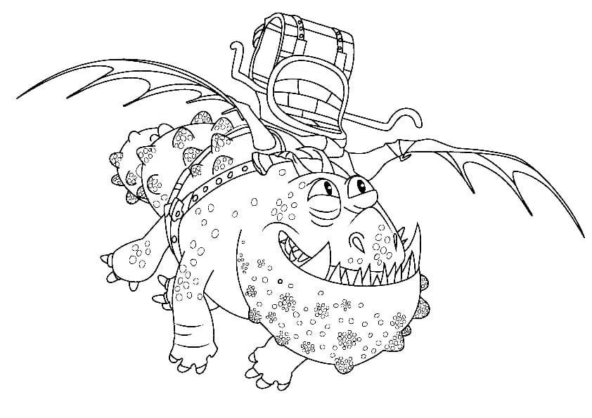 How to Train Your Dragon Coloring Pages