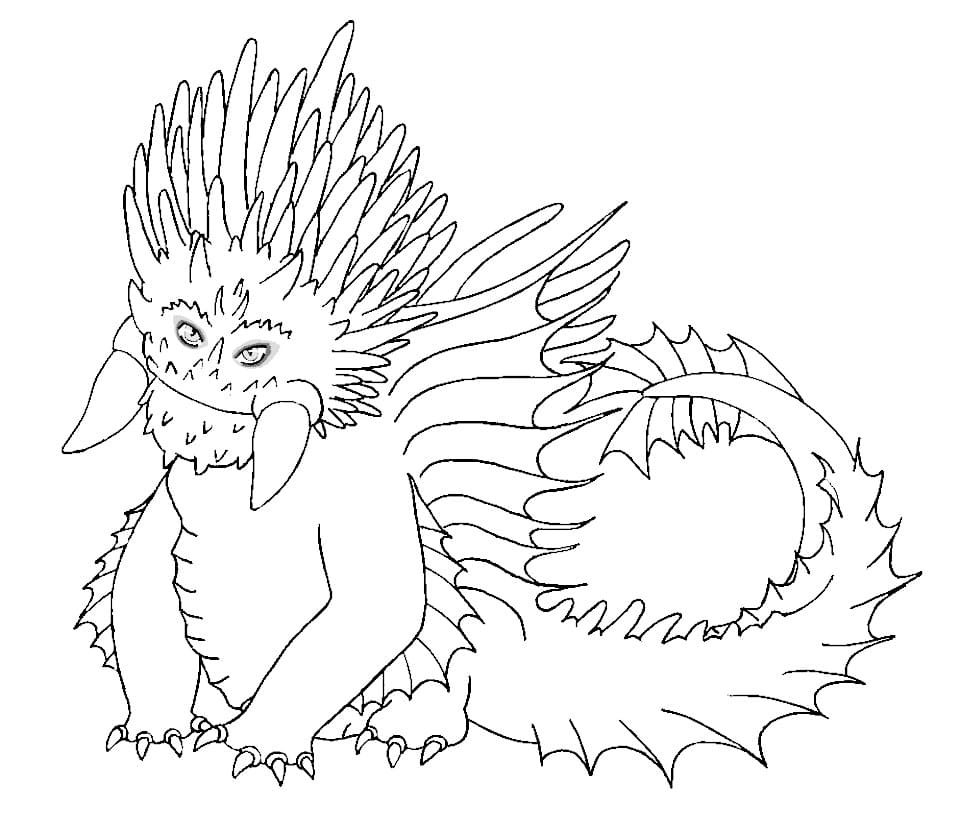 Dibujos para colorear Cómo entrenar a tu dragón