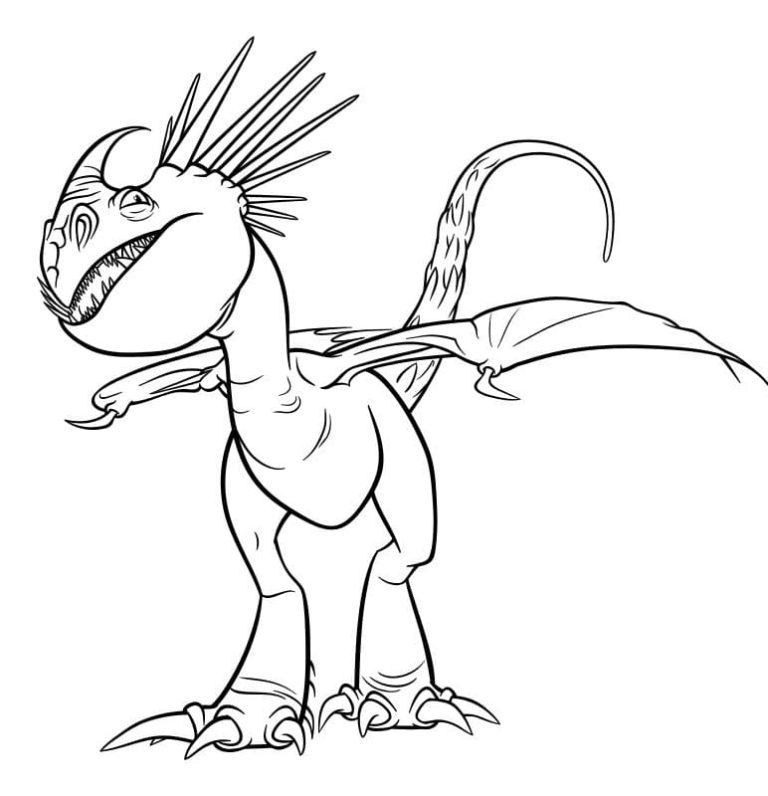 Desenhos de Como treinar o seu Dragão para colorir 3. Melhor Coleção