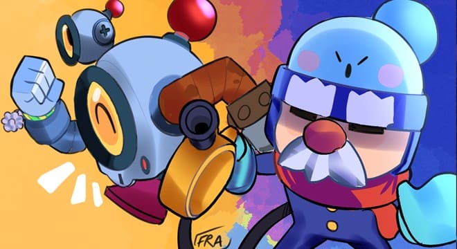 Images, Art and history of origin Gale Brawl Stars