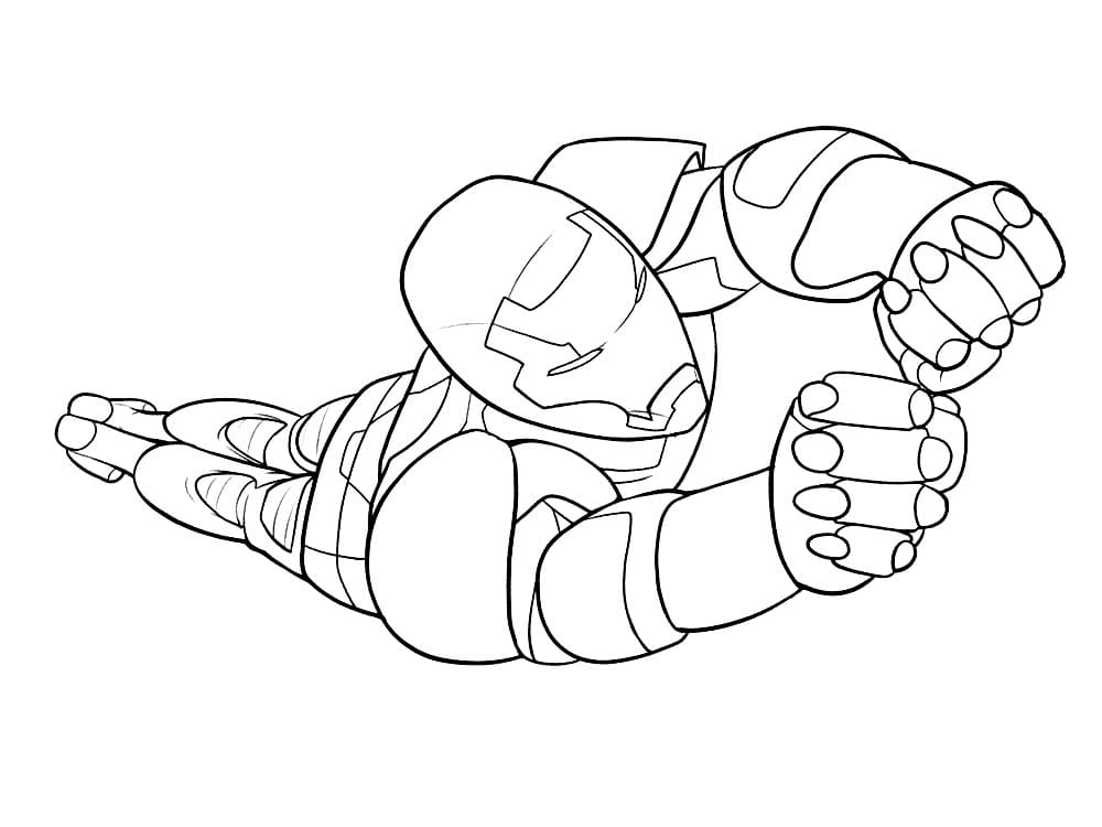 Coloring Pages Iron Man. Print Superhero Marvel for Free