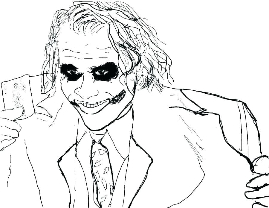 Coloriage Joker. 60 Coloriages pour une imprimer gratuite