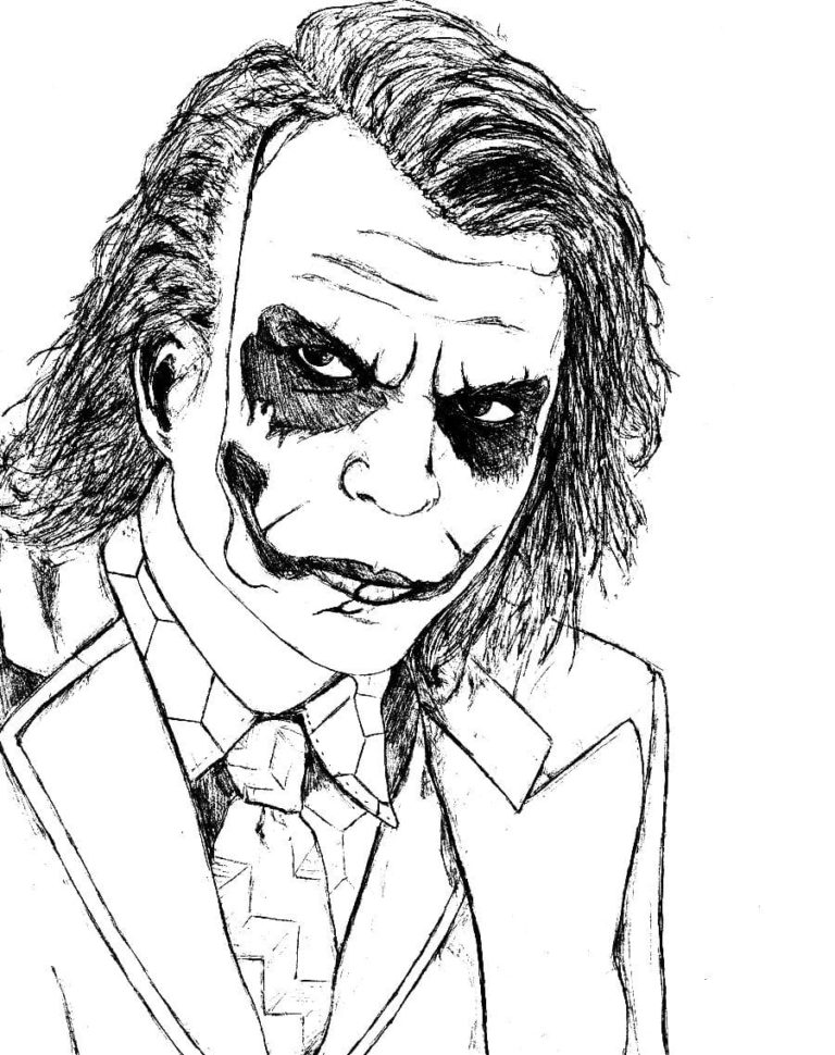 Coloriage Joker. 60 Coloriages pour une imprimer gratuite