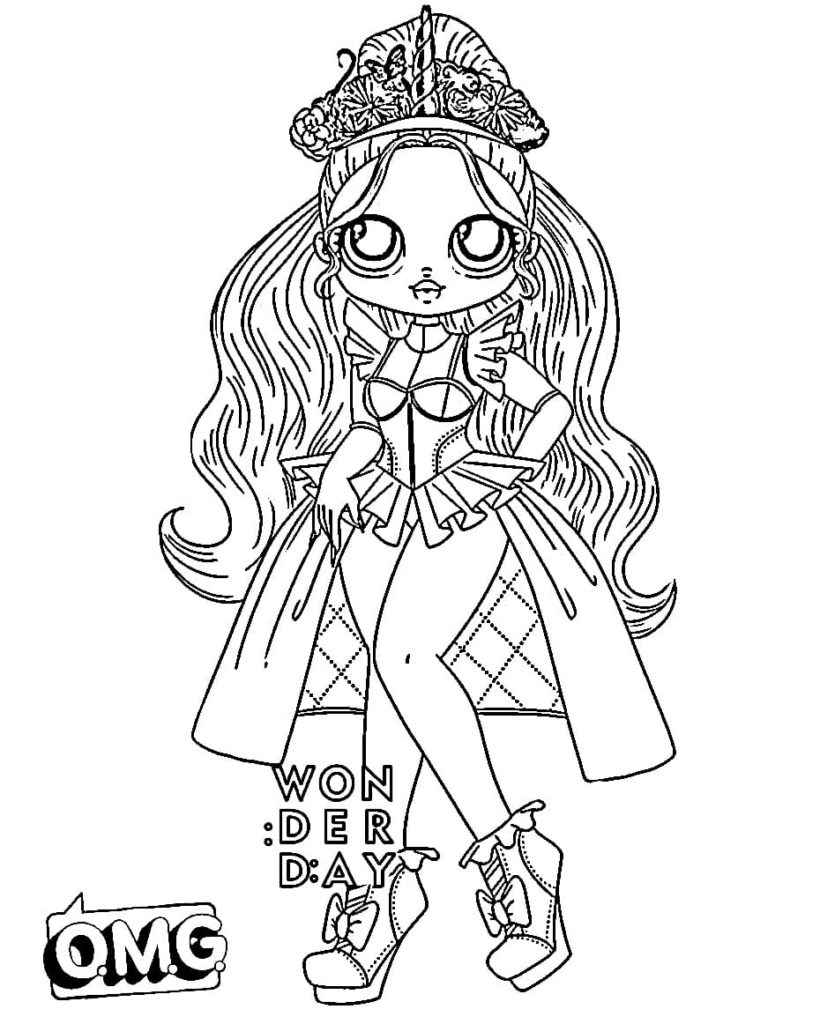 Featured image of post The Best 14 Lol Omg Dolls Coloring Pages To Print