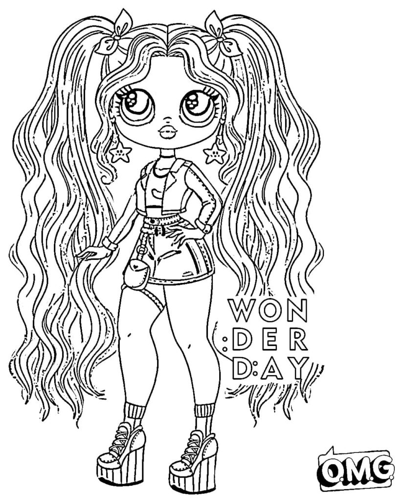 Coloring pages LOL OMG. Download or print for free