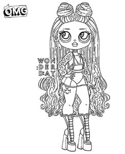 Omg Lol Dolls Coloring Pages - Unruh Scoleney