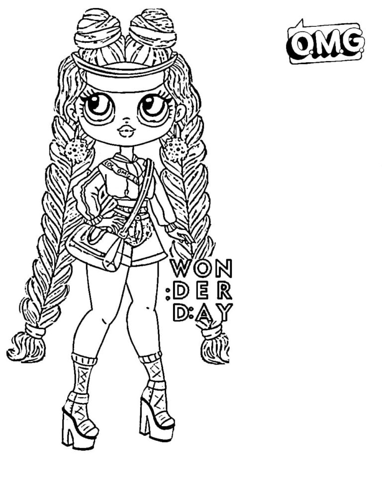 Omg Lol Dolls Coloring Pages - Unruh Scoleney