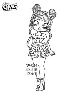 Omg Lol Dolls Coloring Pages - Unruh Scoleney