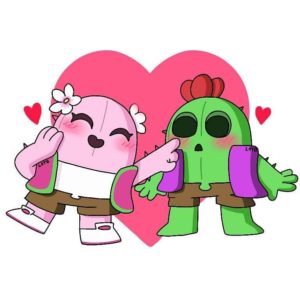 Brawl Stars Couples Image. Fan Art Brawl Stars Love