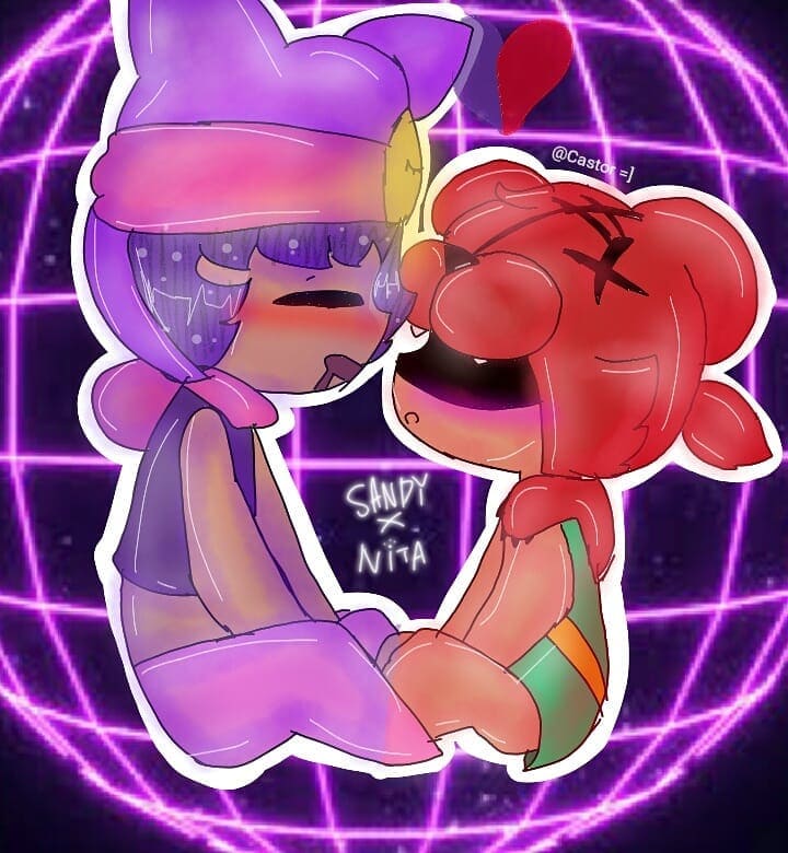 Brawl Stars Couples Image Fan Art Brawl Stars Love - leon and sandy in the kiss fanart brawl stars