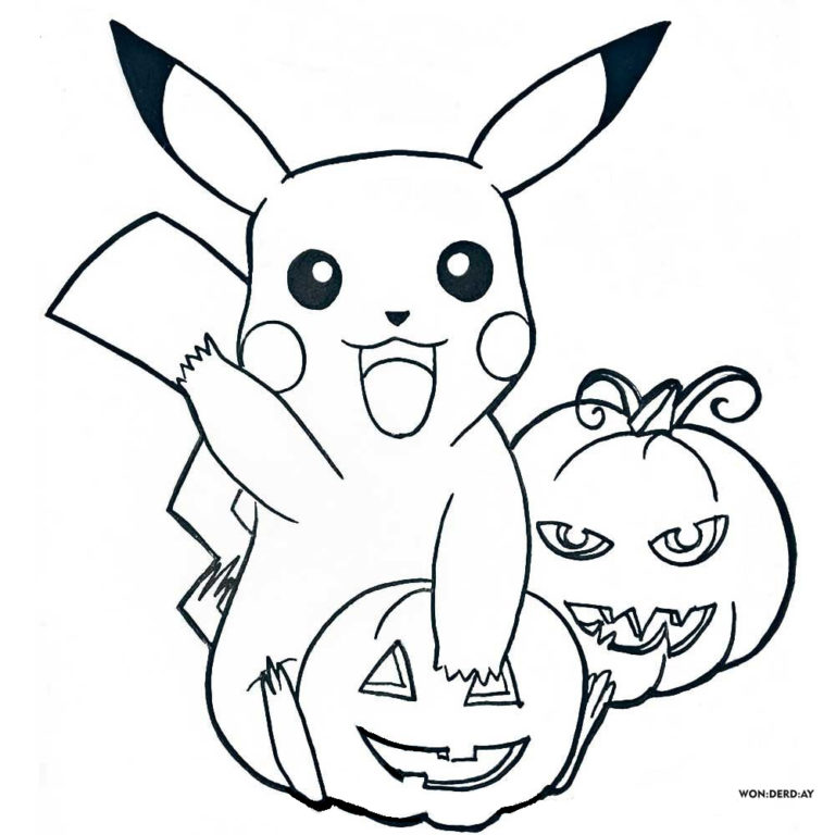 Disegni Di Pikachu Da Colorare Stampa Gratuitamente A4