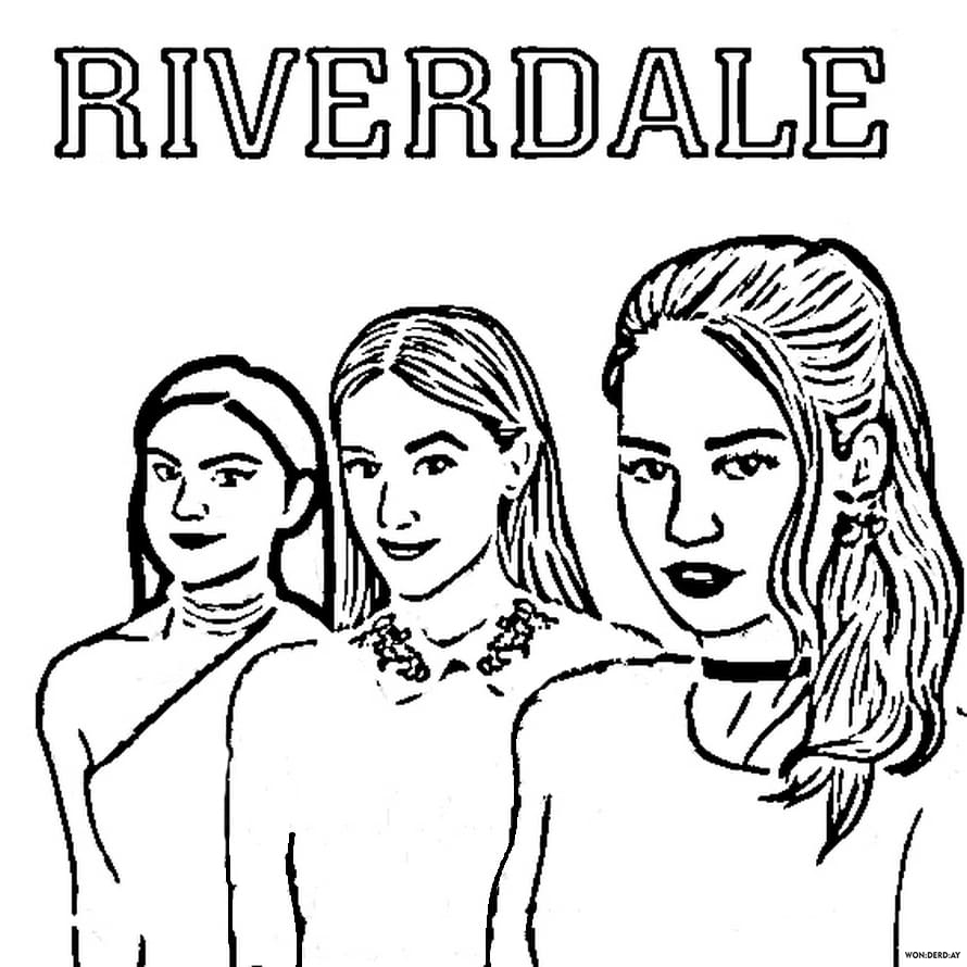 Dibujos de Riverdale para colorear