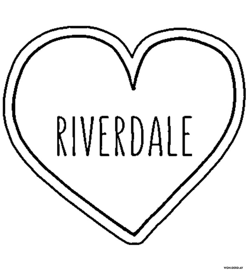 Desenhos de Riverdale para colorir