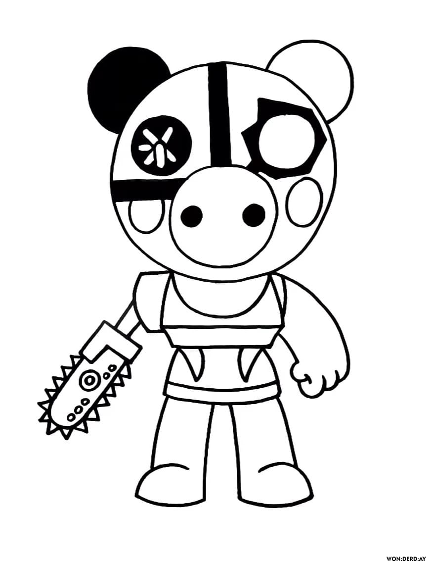 Coloring Pages Roblox Piggy Adopt Me And Others Print For Free