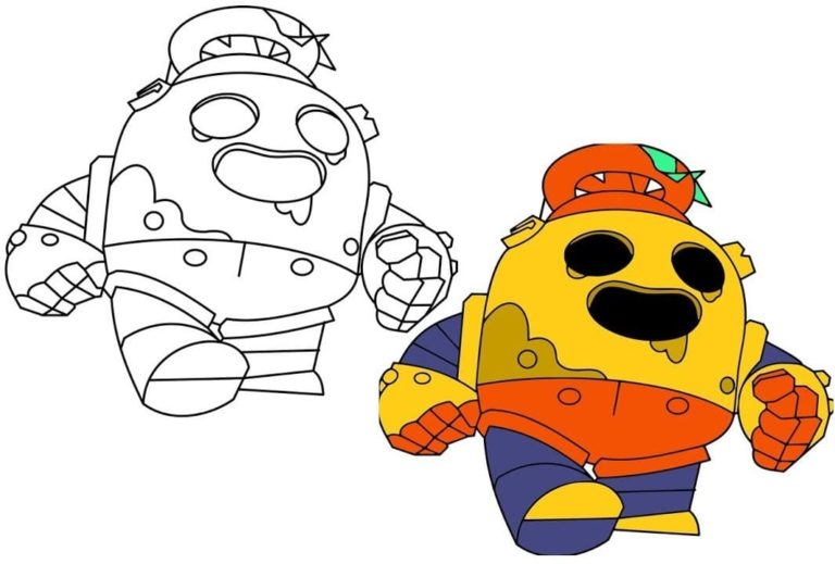brawl stars ausmalbilder spike