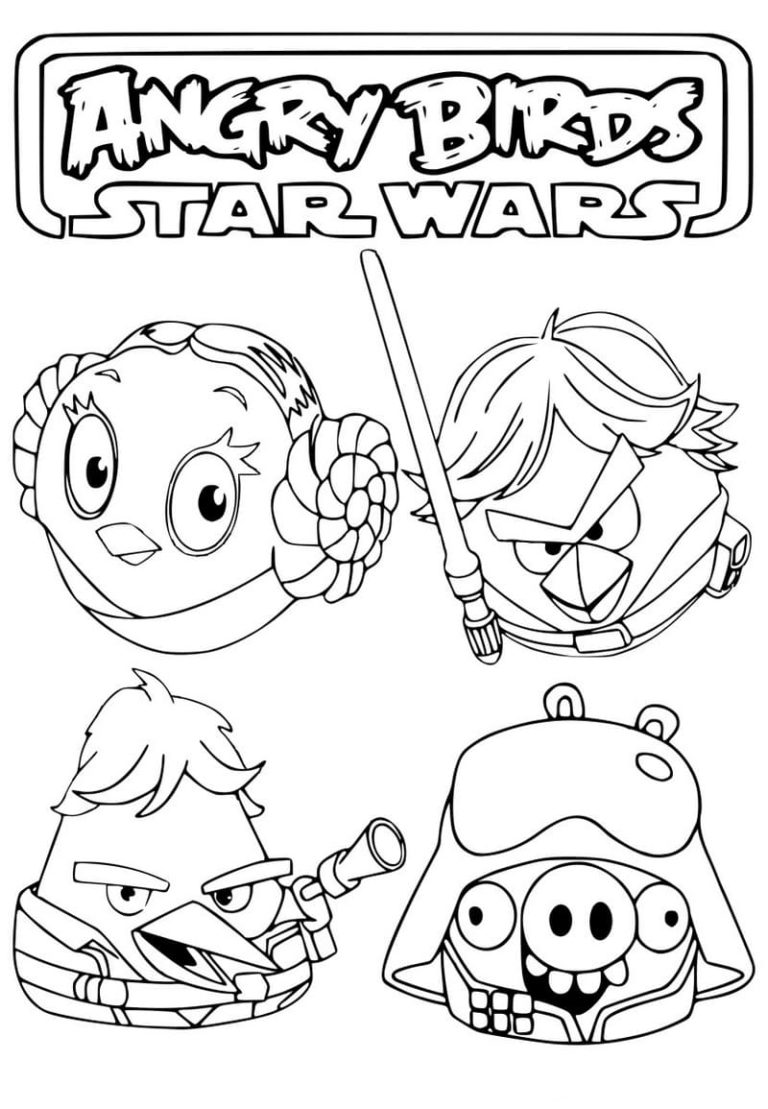 Coloring Pages Star Wars. 110 Coloring Pages for free printing