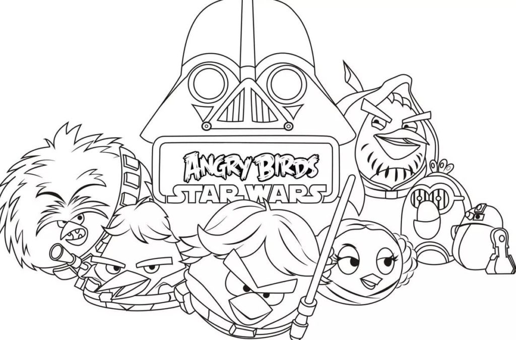 Desenhos de Star Wars para colorir. 110 Imágenes para imprimir gratis