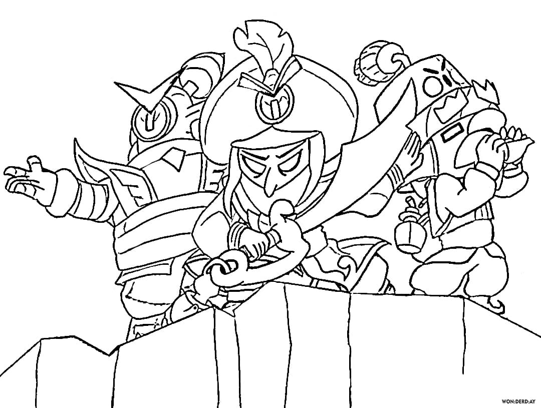 Gale Brawl Stars Coloring Pages Print For Free A4 Wonder Day