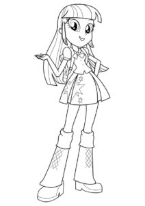 Coloring pages Equestria Girls. 100 Coloring Pages for Printing