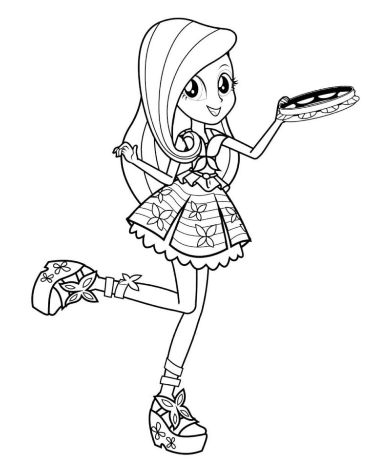Coloring pages Equestria Girls. 100 Coloring Pages for Printing