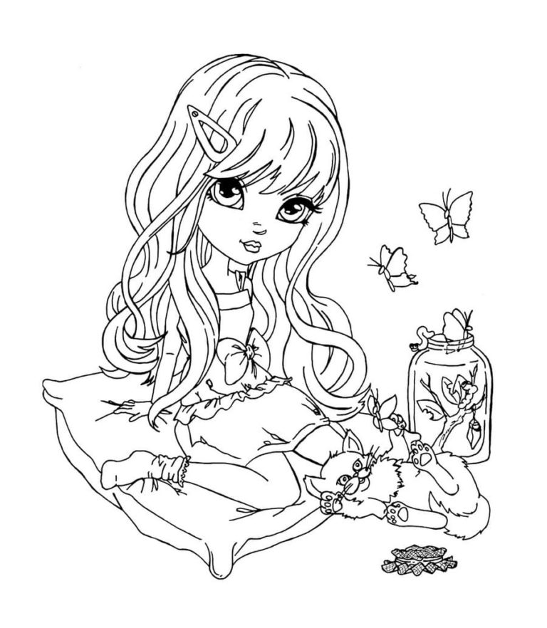 Coloriage pour les filles de 7 ans. Imprimer 110 Coloriages gratuites