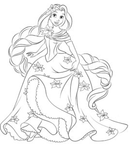 110 Ausmalbilder für Mädchen 7 Jahre alt. Drucken kostenlose